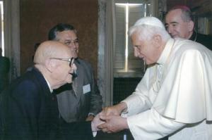 Eduardo Bonin and Pope Benedict XVI